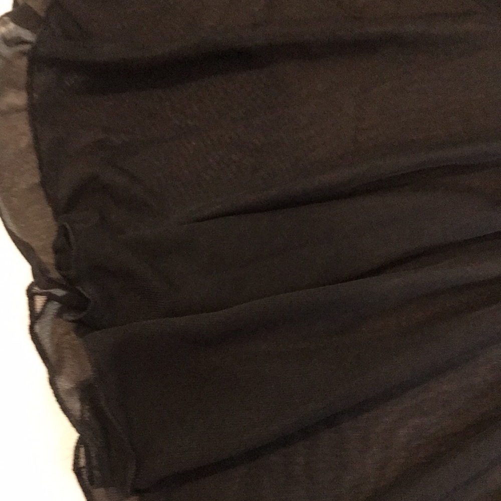 NWT Danskin black sheer dance skirt girls size XL (14-16) style WU7111D ballet - Picture 4 of 13